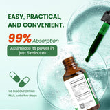Heivy Clorofilo Gotas: etiqueta clara para reconocer producto natural