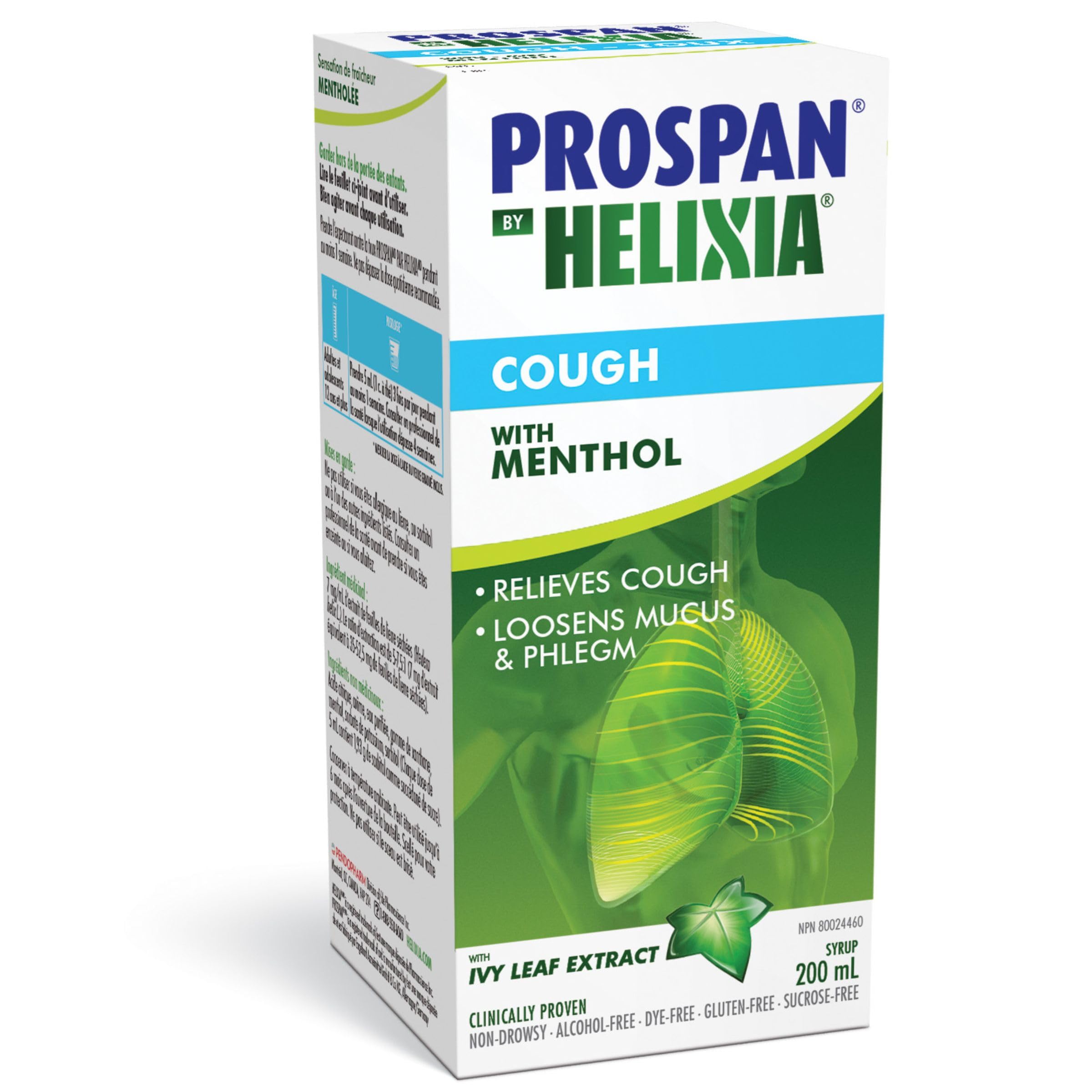 Helixia Prospan: botella de 200 ml con sabor miel lista para uso diario