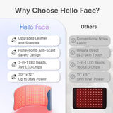 Hello Face correa ajustable para uso sin manos y mayor comodidad.