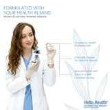 HELLO HEALTH Happy Brain: enfoque en variedades de hongo para energía sostenida sin cafeína.