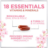 Hello Lovely! Etiqueta clara de vitaminas A, C, D e hierro.