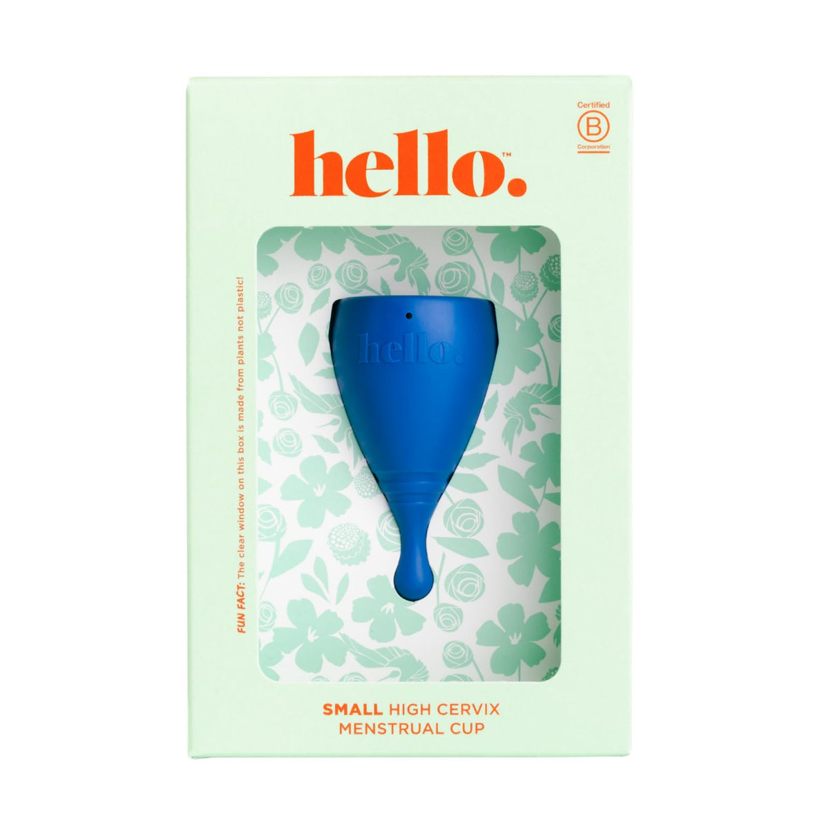 Hello Period Copa alto cuello uterino: ajuste cómodo para cérvix alto.