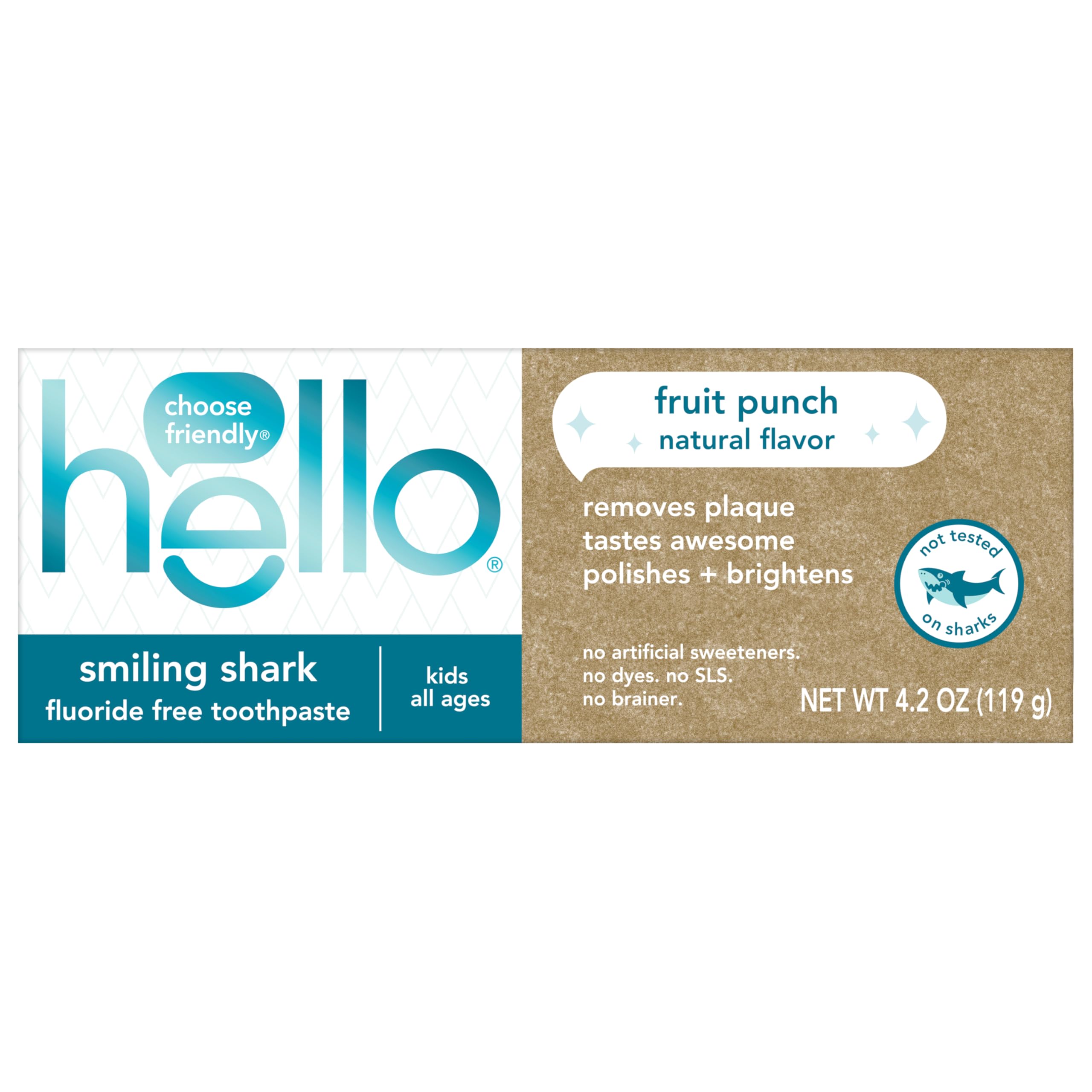 Imagen de niños cepillándose con Hello Smiling Shark pasta dental