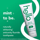 hello empaque de tubo con blanqueamiento suave y aroma mentolado