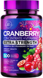 Hello Lovely Cranberry Extract, botella de cápsulas, apoyo al bienestar diario.