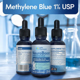 HelloPharmacist Neuroboost empaque 2 onzas, conveniente para viajes y uso puntual.