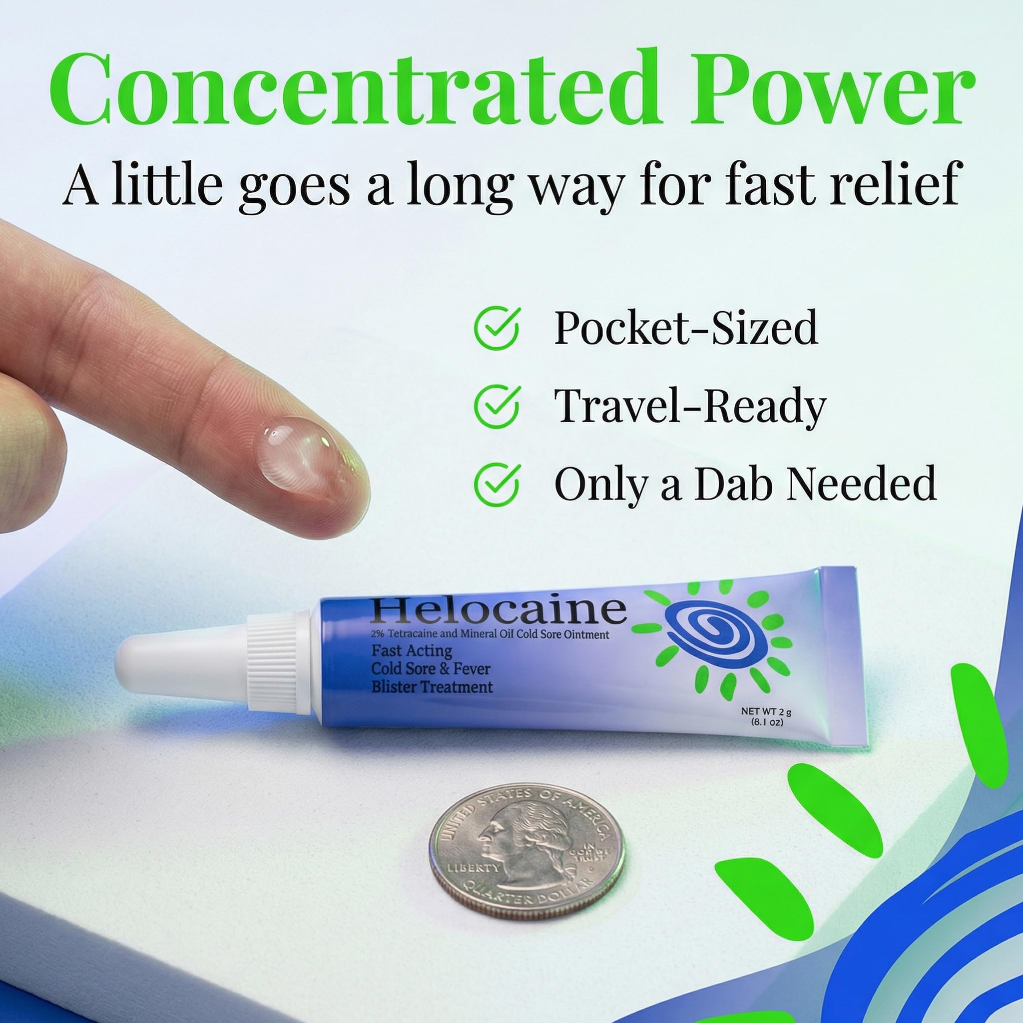 Helocaine barrera protectora que reduce irritación en la piel