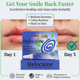Helocaine textura crema clara aporta confort suave