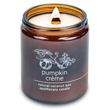 Vela Hemlock Park con mecha de madera crujiente para ambiente cálido y acogedor.