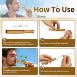 HEMOCRYPTIC inhalador de madera con aroma ligero para relajación