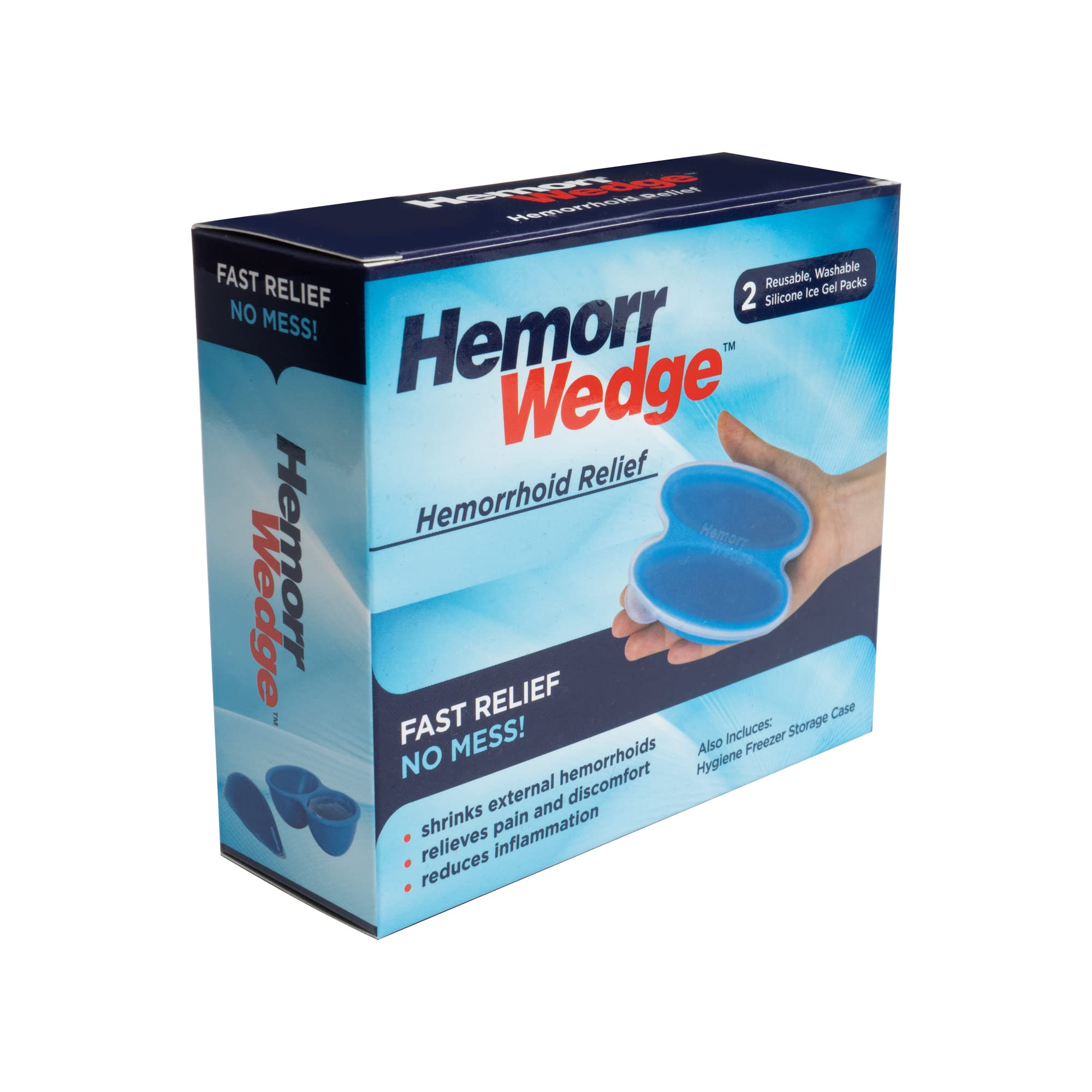 Hemorrwedge: estuche higiénico para almacenamiento y limpieza