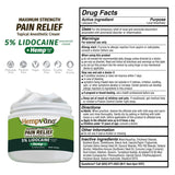 Hempvana aplicación crema absorción rápida para uso diario discreto.