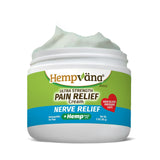 Hempvana crema alivio nervios en tarro de 90 ml para uso diario