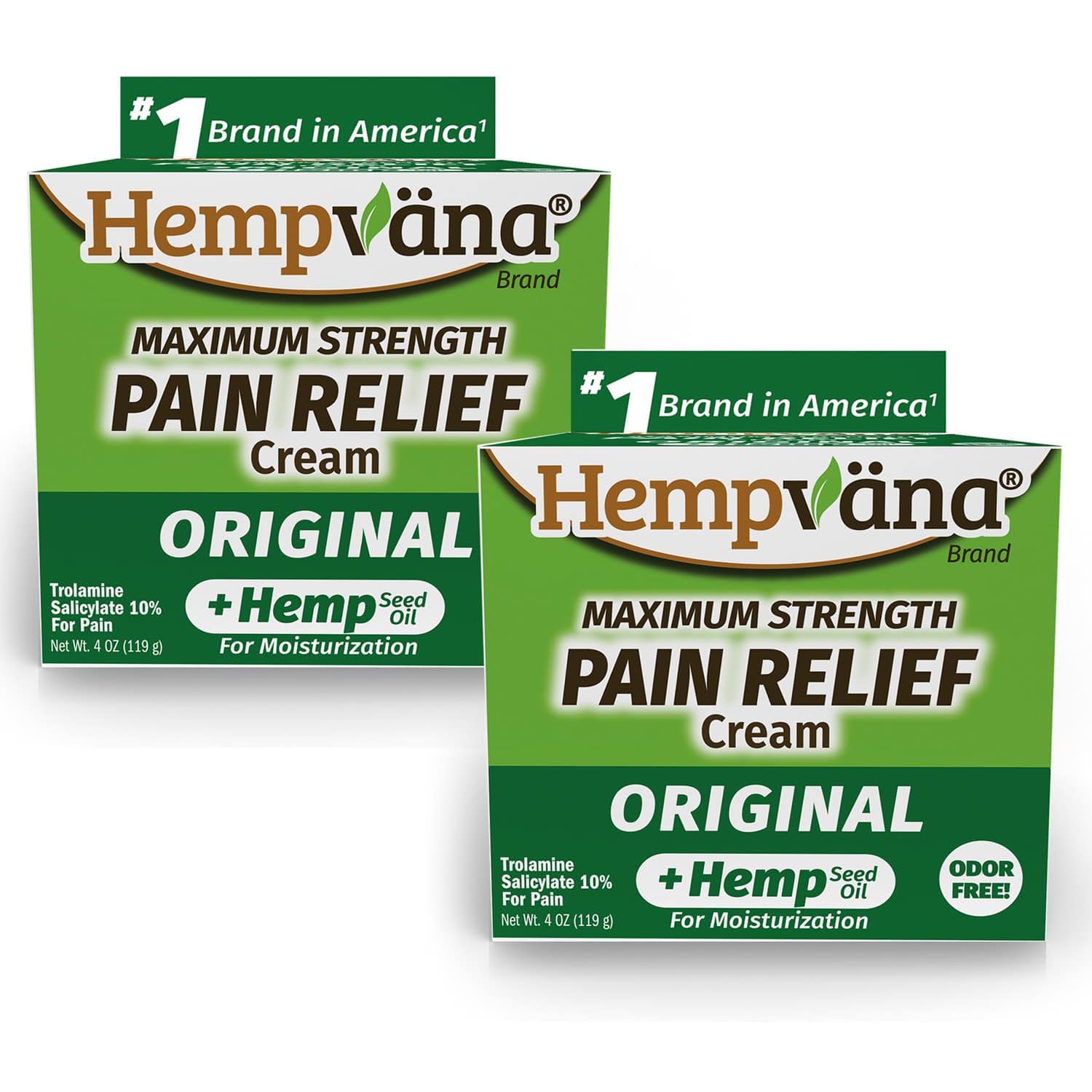 Hempvana crema aplicación en la mano rápida