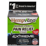 Aplicación de Hempvana Extreme en la mano, alivio rápido tras entrenamiento.