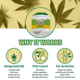 Hempvana gel aplicación manos y muñecas para alivio localizado