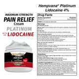 Aplicación externa de Hempvana Platinum Lidocaine, uso cómodo