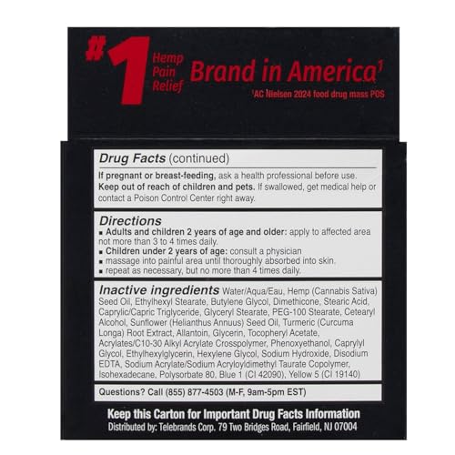 Frasco de Hempvana Platinum Lidocaine para uso externo en 4 oz