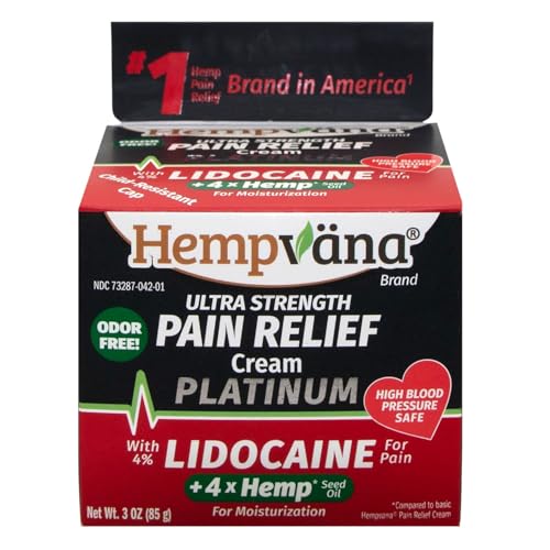 Hempvana Platinum Lidocaine: alivio para rodillas con lidocaína de acción prolongada