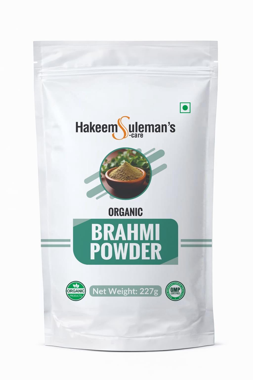Hennaco Bacopa polvo Brahmi: uso diario para incorporar en bebidas y recetas.