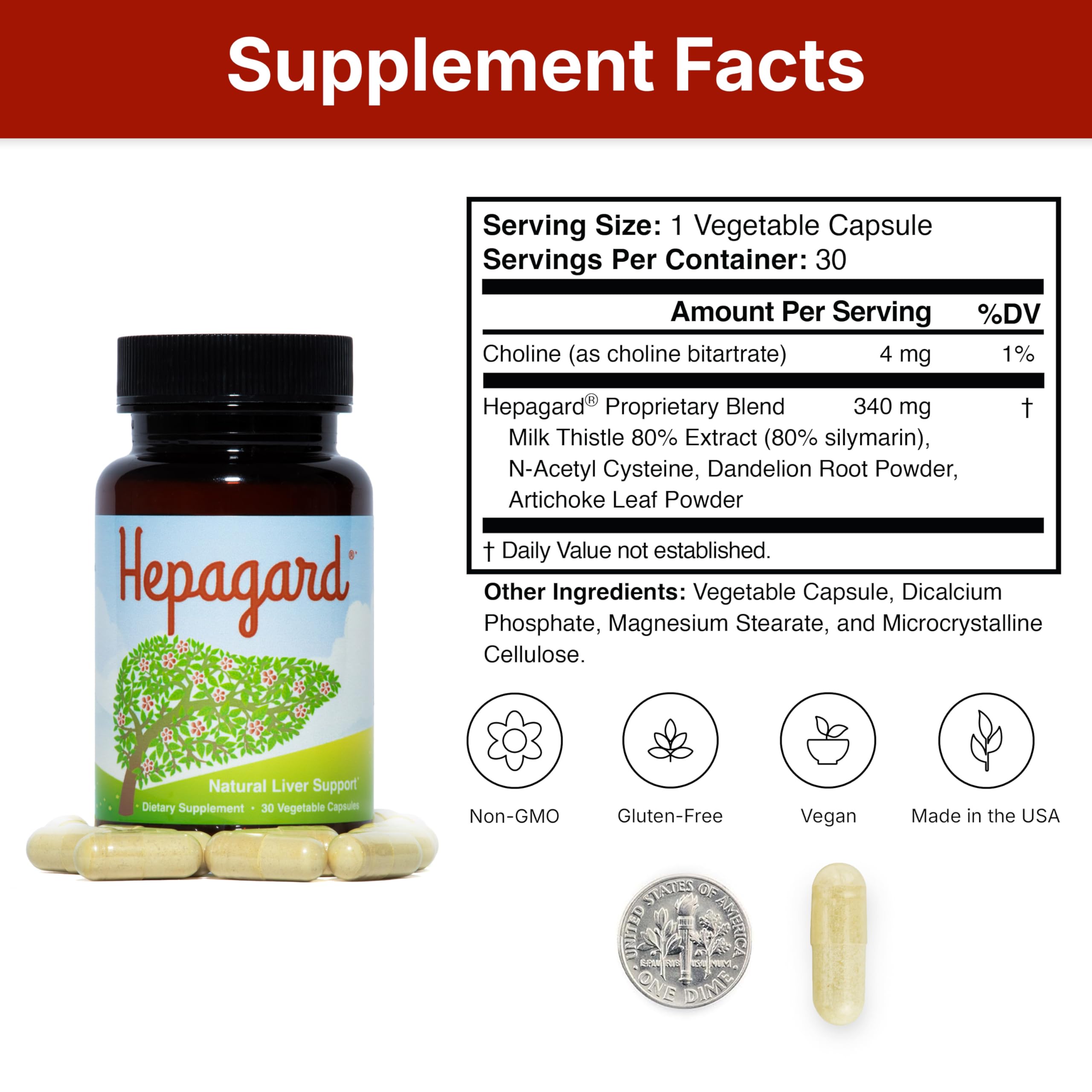Hepagard cardo mariano: antioxidante natural para cuidado hepático.