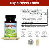Hepagard cardo mariano: antioxidante natural para cuidado hepático.