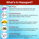 Hepagard colina-bitartrato: nutrientes para desintoxicación suave.