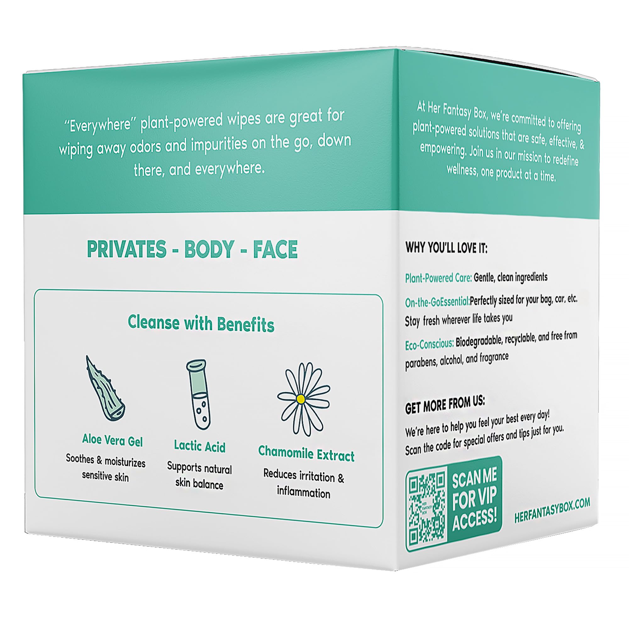 Her Fantasy Box: formato compacto ideal para bolso y viaje.