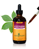 Herb Pharm Eleuthero Raíz Líquido, botella vertiendo, posible impulso diario de energía