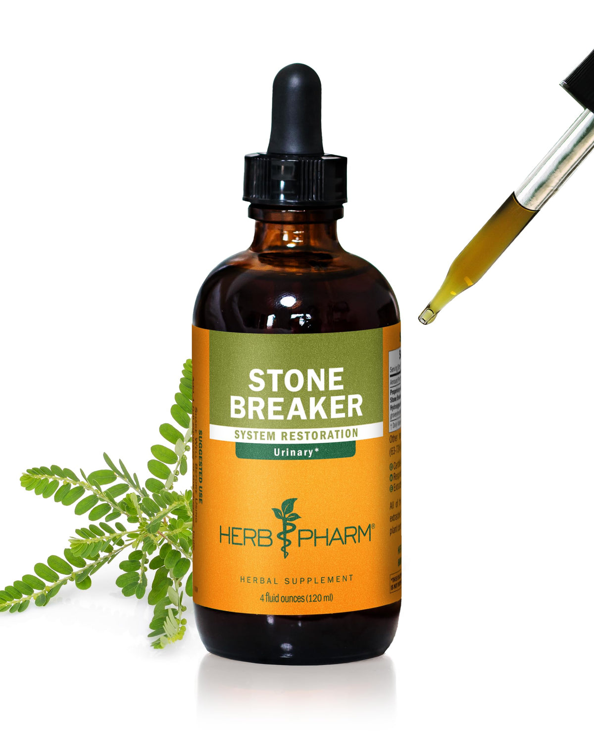 Herb Pharm Rompe Piedras botella de 4 onzas para apoyo al sistema urinario