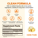 HERB PURE Omega-3 cápsulas de absorción optimizada para mayor eficacia.