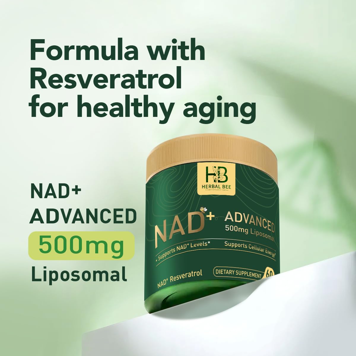 Herbal Bee lecitina de girasol favorece la absorción liposomal.