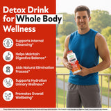 Herbal Clean Qcarbo16, botella en mano, opción para estilos de vida activos