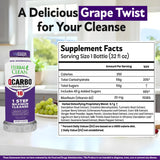 Herbal Clean Qcarbo16 etiqueta detox, muestra ingredientes herbales.