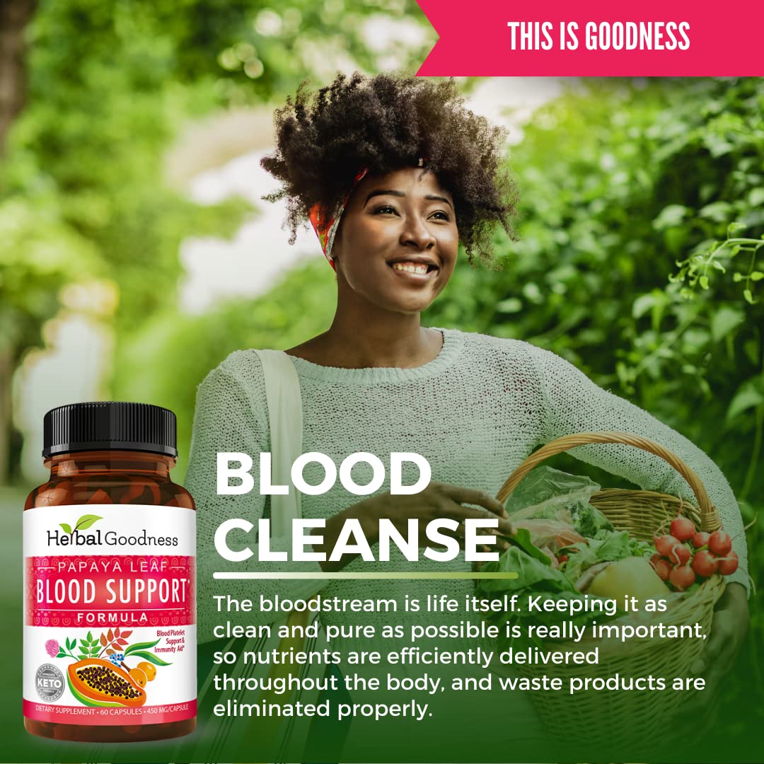 Herbal Goodness: cápsulas de 450 mg en formato vegetariano para comodidad.