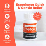Etiqueta de Herbal Nitro My Gentle Detox con ingredientes naturales.