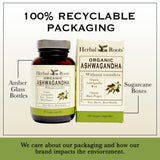Botella Herbal Roots sobre mesa, ideal para rutina matutina