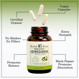 Cápsulas Herbal Roots en habitación, sueño más tranquilo