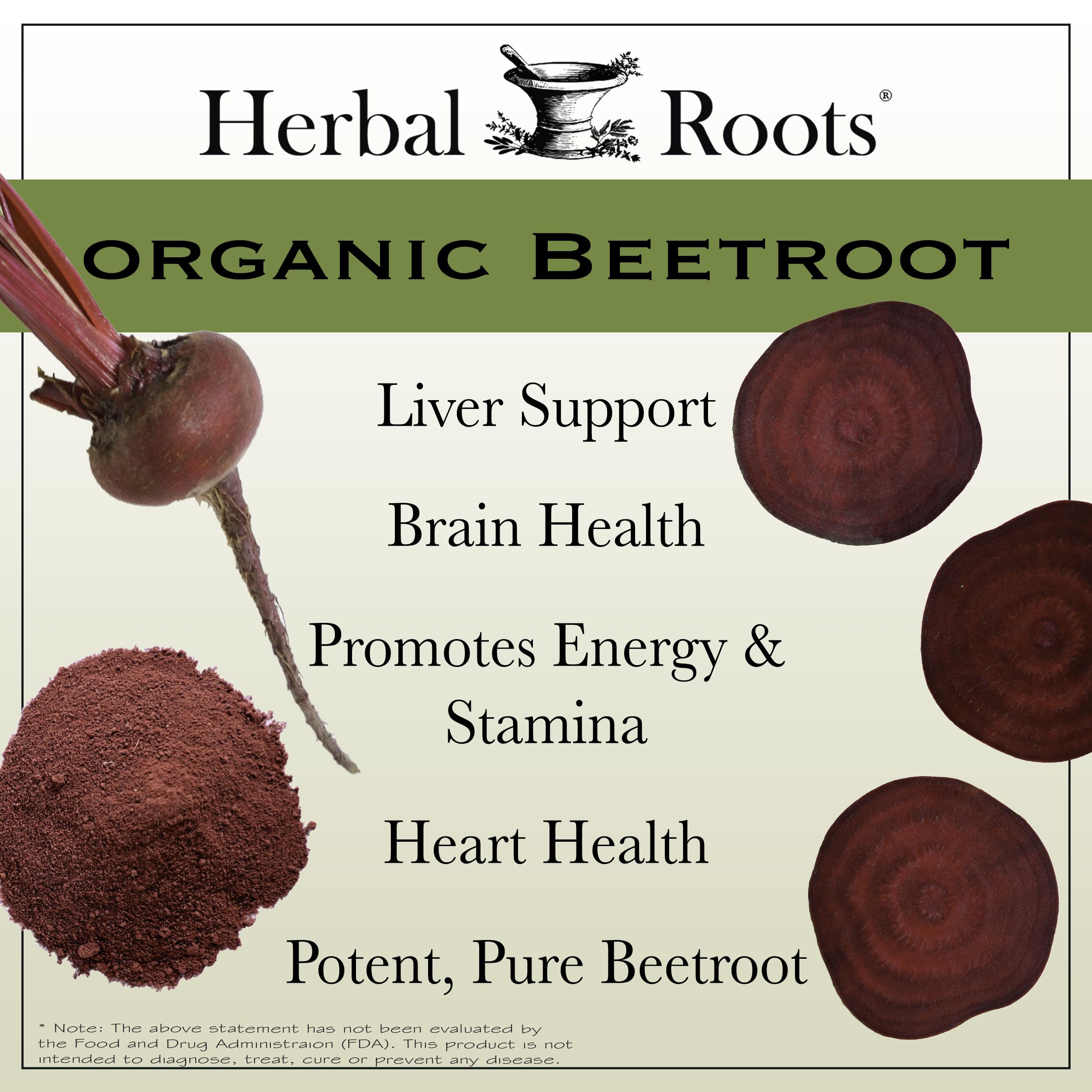 Botella Herbal Roots con 60 capsulas veganas