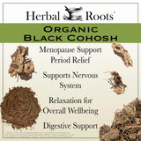 Cápsulas de Herbal Roots cohosh negro listas para uso diario