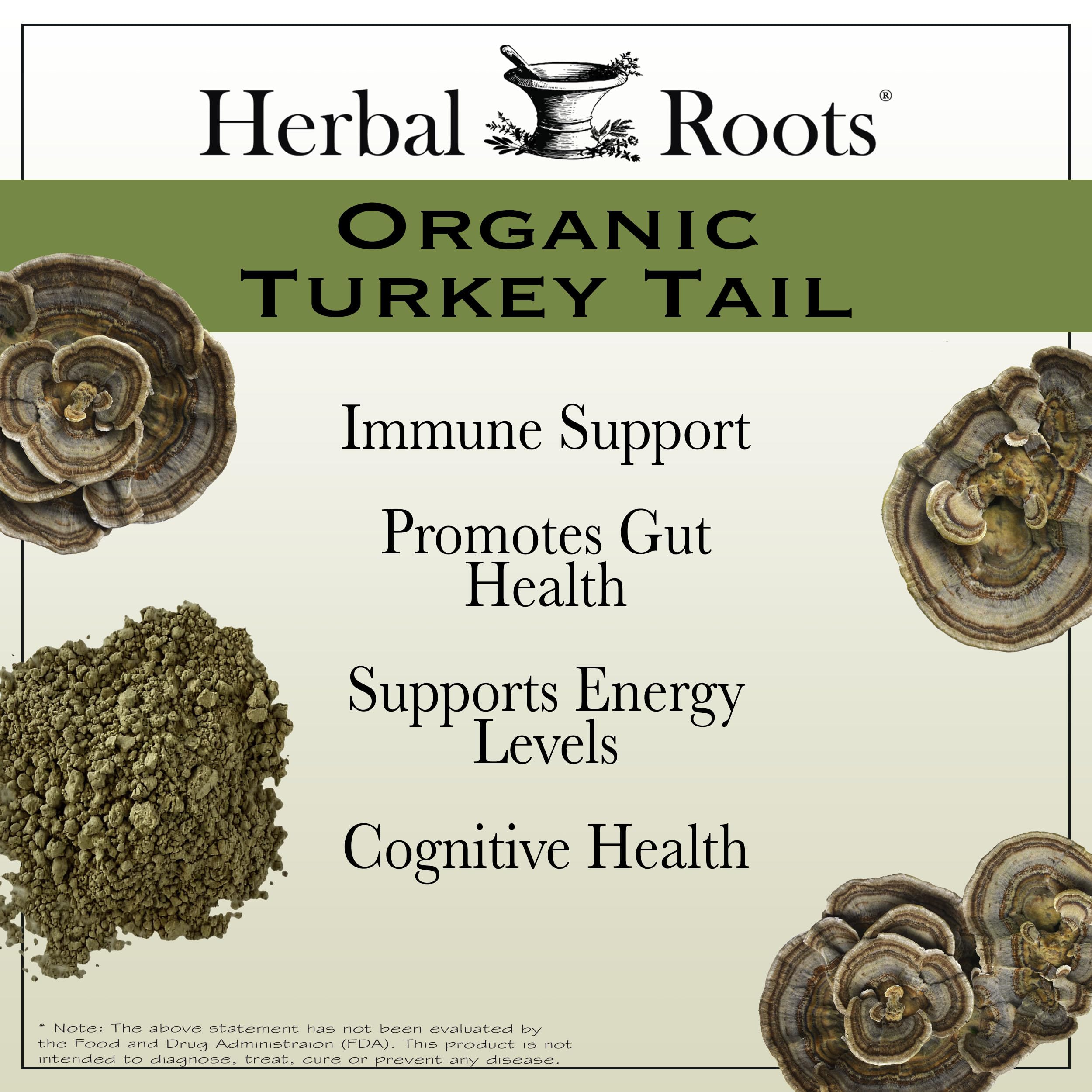 Herbal Roots proceso orgánico certificado USDA para calidad