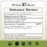 Cuerpos frutificados de reishi, beneficio ancestral en Herbal Roots.