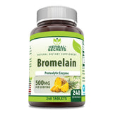 Herbal Secrets Bromelina 500 mg, botella, apoyo digestivo suave tras comidas