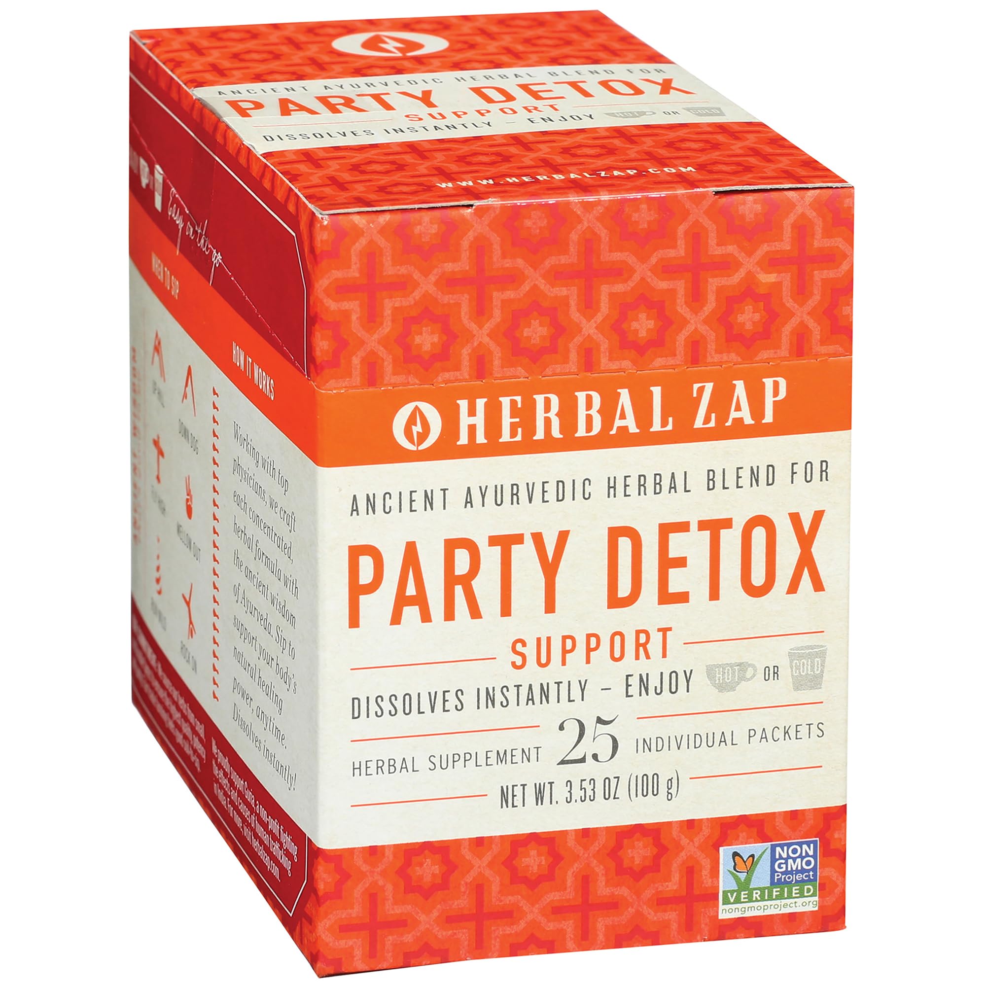 Herbal Zap Detox de Fiestas: mezcla en polvo para reequilibrar tras indulgencias