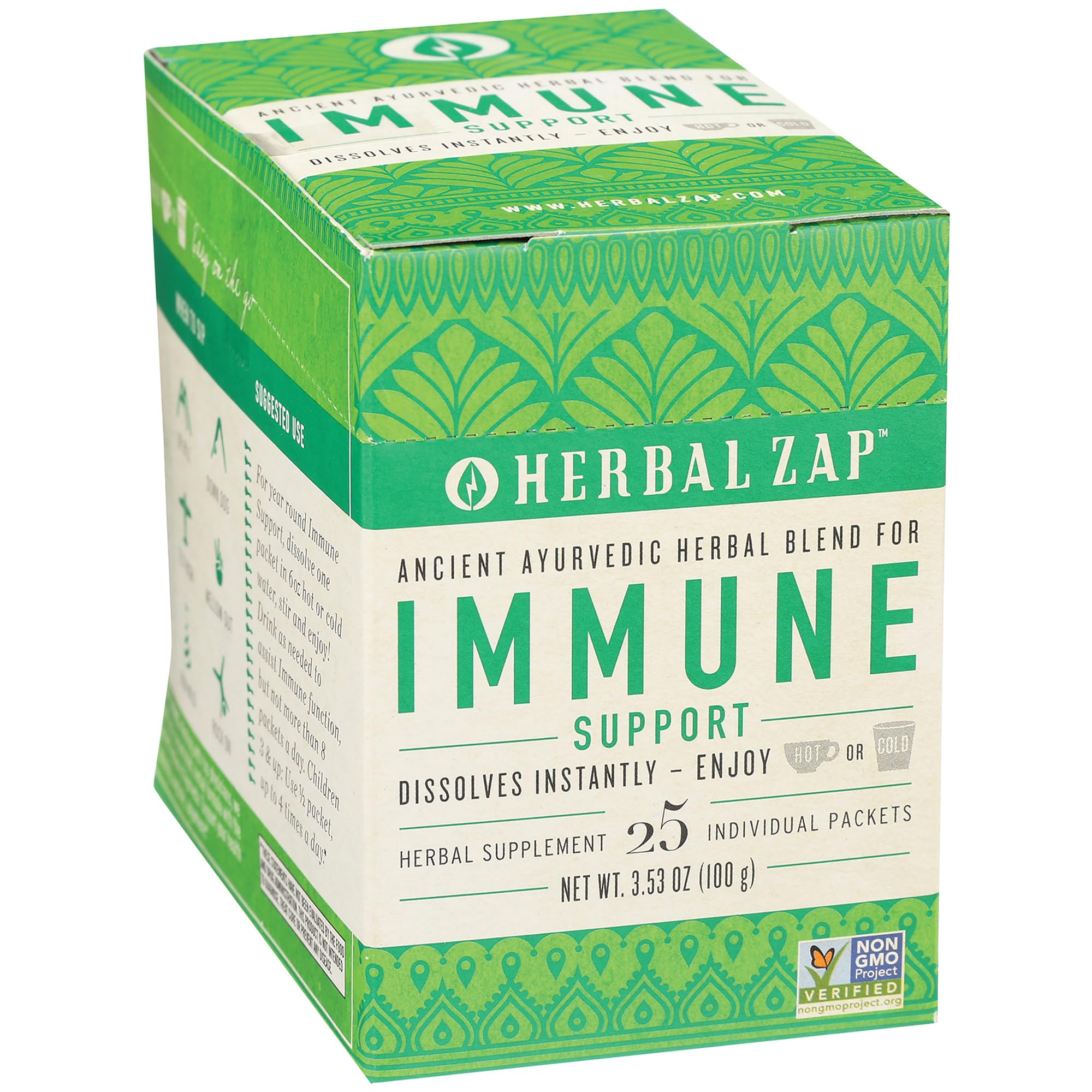 Herbal Zap! sobres inmunidad, uso diario para apoyar el bienestar