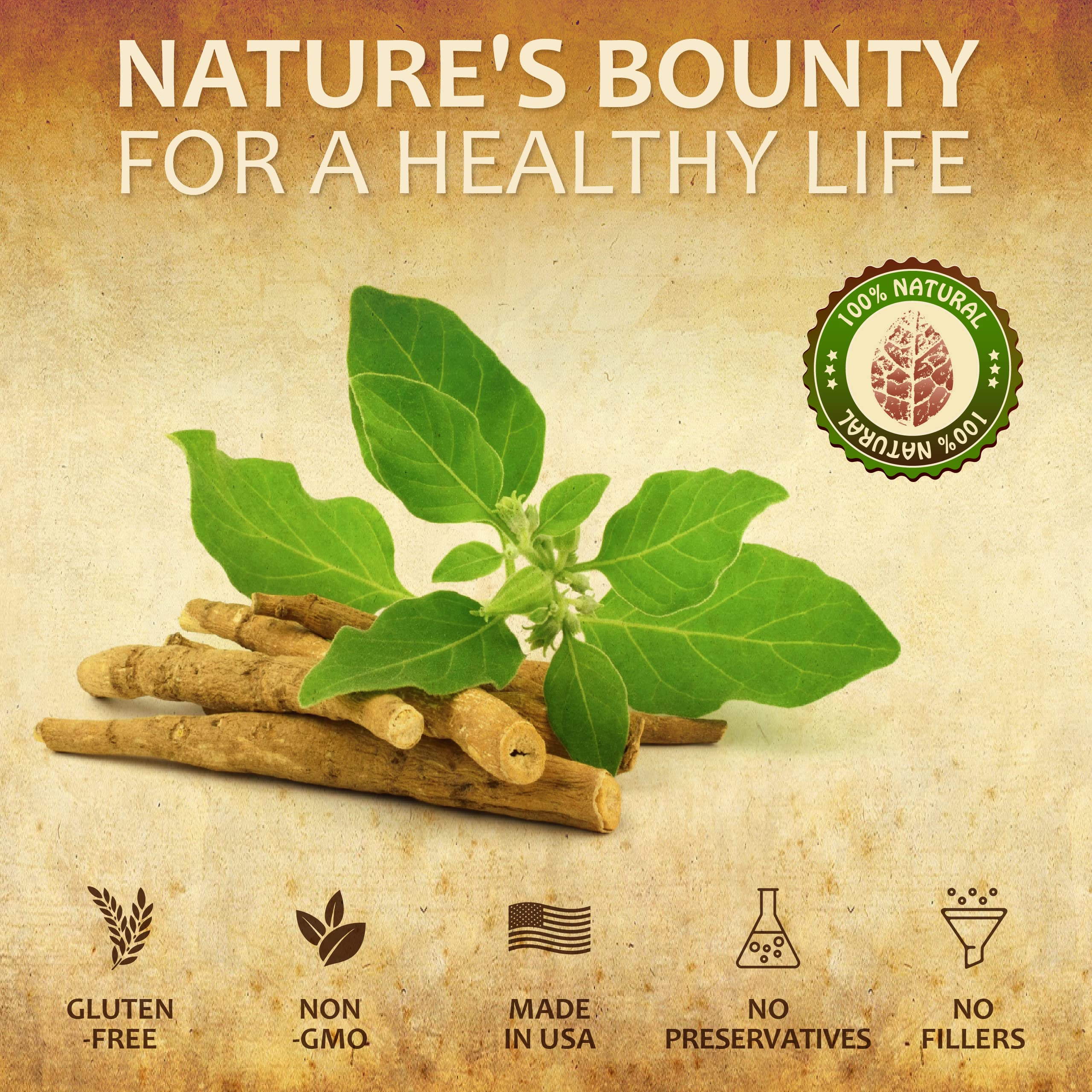 HERBALICIOUS Ashwagandha: sello vegano en la fórmula libre de animales.
