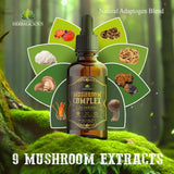 HERBALICIOUS: gotero del complejo de hongos para uso rápido y absorción.