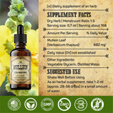HERBALICIOUS Gotas de Mullein solucif3n nocturna suave para relajacif3n