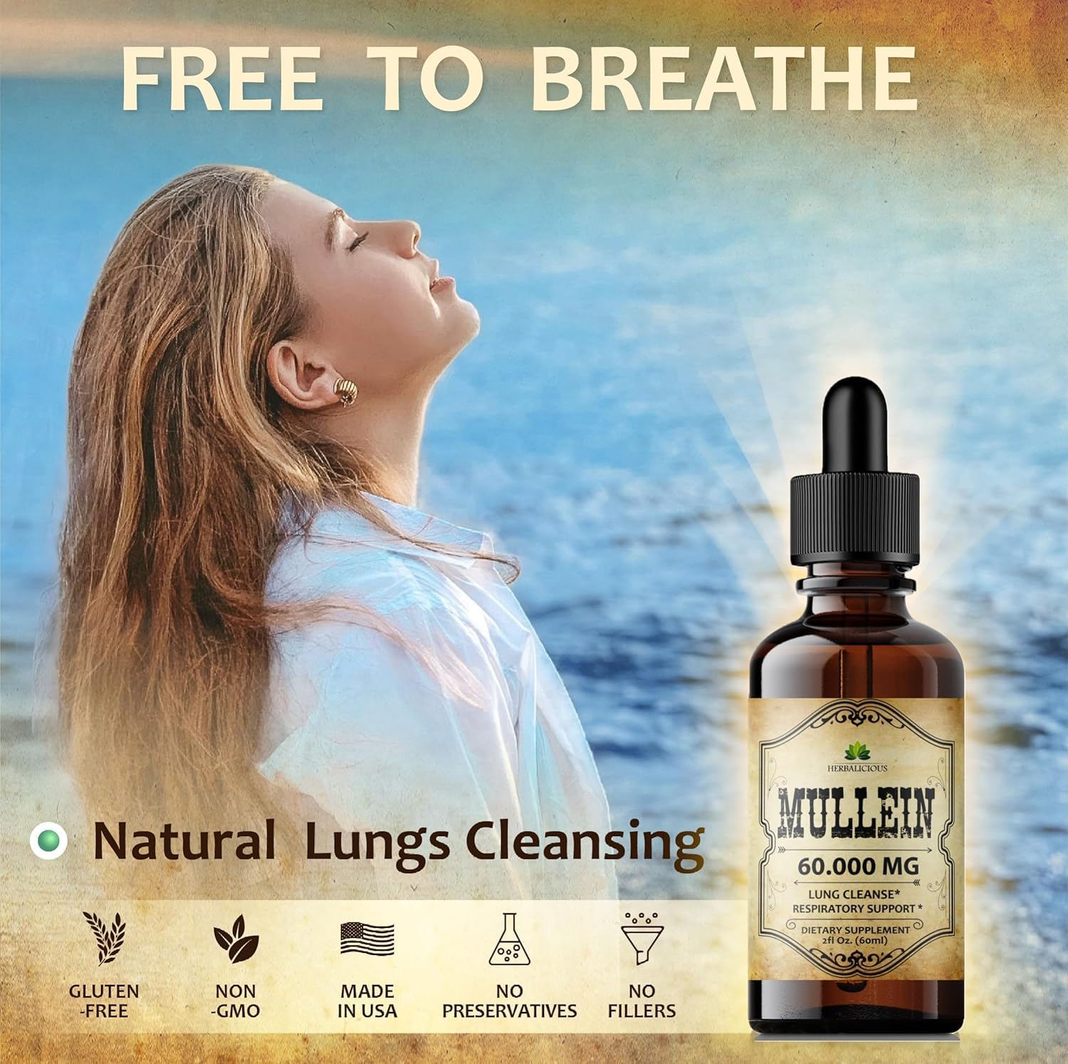 Cuidado digestivo suave con Herbalicious Verbascum y glicerina vegetal