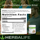 Herbalife Active Fiber Complex Manzana, mezcla en agua, textura suave y agradable.